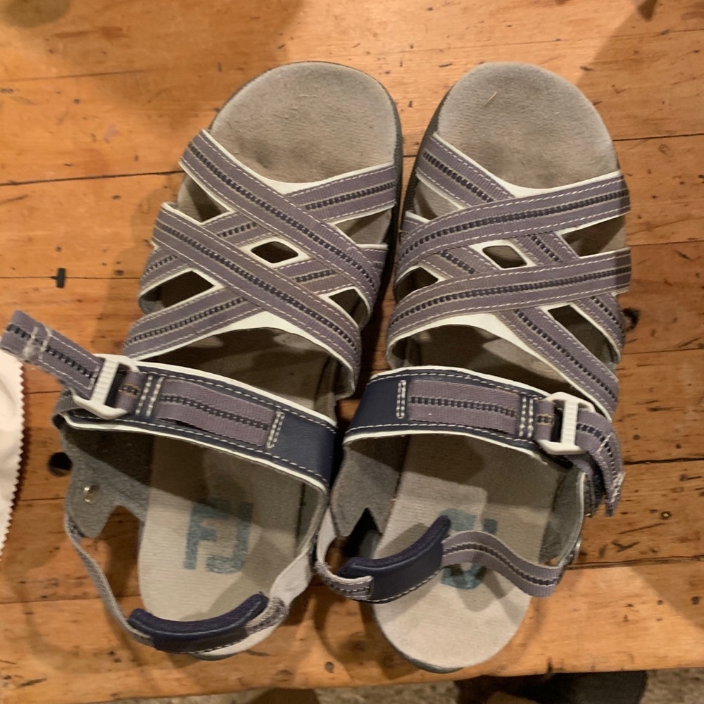 Footjoy golf sandals women’s 6 6m good spikes